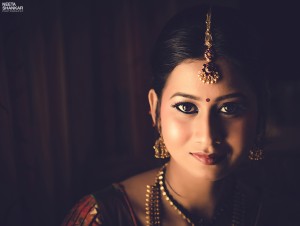 Neeta-Shankar-Photography-Beautiful-Bridal-Portrait-Low-Key-Trichy-South-Indian-Bride-Bridal-Makeup-Traditional