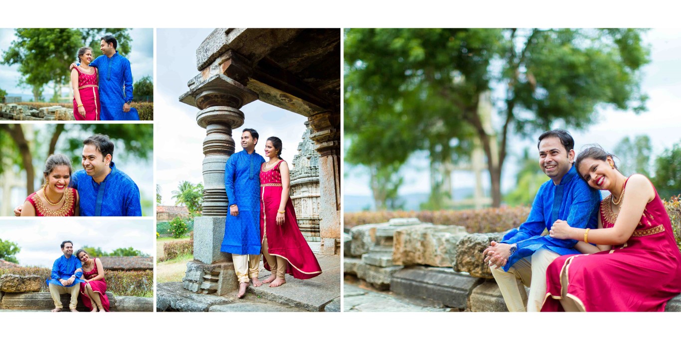 Neeta-Shankar-Photography-Pre-Wedding-Shoot-Belur-Farm-House-Temple-Ethinc-Traditional-Theme